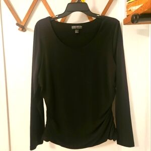 Forever 21+~Plus sizes~Black~Ruched‎ sides~Polyester stretchy~Dressy~2X